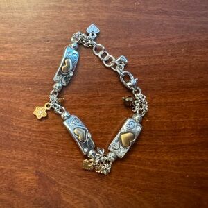 Brighton Crystal Heart Love Bracelet